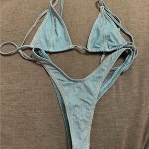Indah denim bikini set